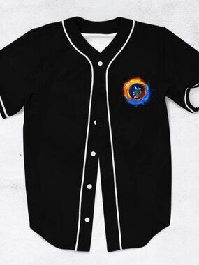 Illenium Seven Lions EDM Bass Collab Fire Ice Rave Baseball Jersey Shirt